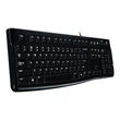 Kép 2/4 - LOGI K120 Corded Keyboard black OEM US - 2