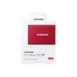 Kép 8/12 - SAMSUNG T7 2TB külső SSD USB-C piros - 8