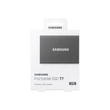 Kép 2/11 - SAMSUNG T7 2TB külső SSD USB-C szürke - 2