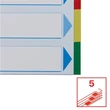 Kép 5/7 - Regiszter, műanyag, A4, 5 részes, ESSELTE - 5