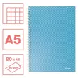 Kép 2/6 - Spirálfüzet, A5, kockás, 80 lap, ESSELTE  "Colour`Breeze", kék - 2