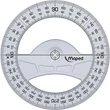 Kép 2/2 - Szögmérő, műanyag, 360°, MAPED "Geometric" - 2