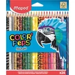 Kép 1/2 - Színes ceruza készlet, háromszögletű, MAPED "Color`Peps Animal", 24 különböző szín