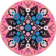 Kép 7/9 - Mozaikos mandala készítő készlet, MAPED CREATIV, "Velvet Mosaics" - 7