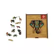 Kép 1/4 - Puzzle, fa, A4, 90 darabos, PANTA PLAST "Elephant"