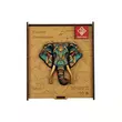 Kép 4/4 - Puzzle, fa, A4, 90 darabos, PANTA PLAST "Elephant" - 4