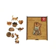 Kép 1/4 - Puzzle, fa, A4, 90 darabos, PANTA PLAST "Cat`s Family"