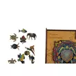 Kép 3/4 - Puzzle, fa, A4, 100 darabos, PANTA PLAST "Mandala Turtle" - 3