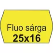 Kép 1/2 - Árazószalag, 25x16 FLUO citrom