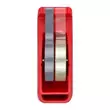 Kép 5/5 - Csomagolószalag adagoló, asztali, csomagolószalaggal, SAX "729", piros - 5