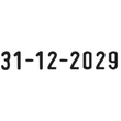 Kép 3/3 - Dátumbélyegző, fordított, TRODAT "4810 MA" - 3