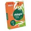 Kép 2/2 - Másolópapír, színes, A4, 80 g, REY "Adagio", intenzív narancssárga - 2