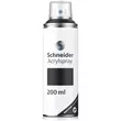 Kép 2/3 - Akrilfesték spray, 200 ml, SCHNEIDER "Paint-It 030", fekete - 2