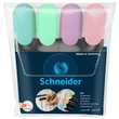 Kép 1/4 - Szövegkiemelő készlet, 1-5 mm, SCHNEIDER "Job Pastel", 4 különböző pasztell szín