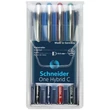 Kép 1/3 - Rollertoll készlet, 0,3 mm, SCHNEIDER "One Hybrid C", 4 szín