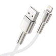 Kép 4/12 - Baseus Cafule USB-Lightning kábel, 2,4A, 1 m (fehér) - 4