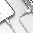 Kép 10/12 - Baseus Cafule USB-Lightning kábel, 2,4A, 1 m (fehér) - 10