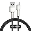 Kép 2/7 - Baseus Cafule USB-USB-C kábel, 66 W, 1 m (fekete) - 2
