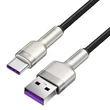 Kép 3/7 - Baseus Cafule USB-USB-C kábel, 66 W, 1 m (fekete) - 3