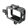 Kép 5/8 - TELESIN Aluminum cage for GoPro Hero 12/11/10/9 +vertical adapter - 5
