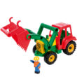 Kép 2/2 - LENA Homlokrakodó traktor figurával - 35 cm