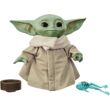 Kép 1/3 - Star Wars Mandalorian Baby Yoda beszélő plüss - 19 cm