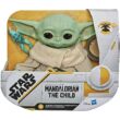 Kép 2/3 - Star Wars Mandalorian Baby Yoda beszélő plüss - 19 cm