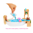 Kép 2/5 - Barbie: Fürdőszobaszett babával és fürdősóval