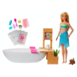 Kép 4/5 - Barbie: Fürdőszobaszett babával és fürdősóval