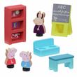 Kép 4/5 - Peppa malac: Kinyitható fa iskola 3 db figurával