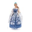 Kép 3/3 - Hókirálynő hercegnő baba kék ruhában