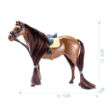 Kép 1/2 - Lovas játék szett lóval, fésűvel és serleggel
