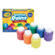 Kép 1/5 - Crayola: Könnyen lemosható festék - 6 db-os