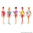 Kép 3/8 - Barbie: Color Reveal nyári kalandok, márványrózsaszín meglepetés Barbie baba