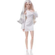 Kép 2/4 - Barbie Looks: Fekete-fehér kollekció - magas, szőke hajú baba