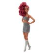 Kép 1/3 - Barbie Looks: Fekete-ezüst kollekció - Vörös hajú baba