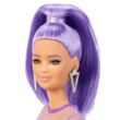 Kép 4/4 - Barbie Fashionistas: Lila hajú Barbie cipzáras tartóban