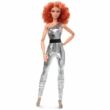 Kép 1/4 - Barbie Looks: Fekete-ezüst kollekció - Vörös hajú baba overallban