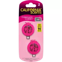 Autóillatosító, mini diffúzer, 2*3 ml, CALIFORNIA SCENTS "Coronado Cherry"