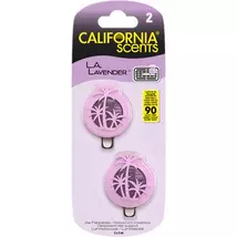 Autóillatosító, mini diffúzer, 2*3 ml, CALIFORNIA SCENTS "La Lavender"