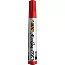Alkoholos marker, 3,7-5,5 mm, vágott, BIC "ECO 2300" piros