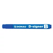 Táblamarker, 2-4 mm, kúpos, DONAU "D-signer B", kék