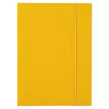 Gumis mappa, 15 mm, karton, A4, ESSELTE "Economy", sárga