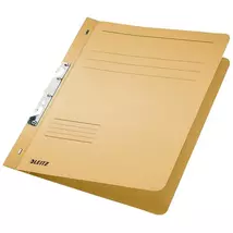 Gyorsfűző, karton, fémszerkezettel, A4, LEITZ, sárga