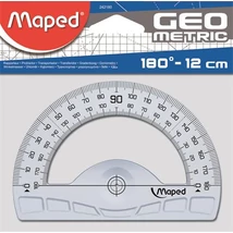 Szögmérő, műanyag, 180°, MAPED "Geometric"