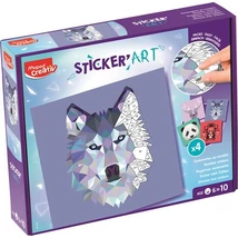 Kreatív matricás készlet, MAPED CREATIV "Sticker` Art", állatok