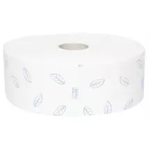 Toalettpapír, T1 rendszer, 2 rétegű, 26 cm átmérő, Premium, TORK "Soft Jumbo", fehér