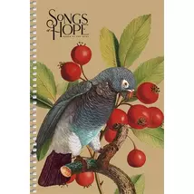 Spirálfüzet, A5, sima, 96 lap, SHKOLYARYK "Songs of Hope", vegyes
