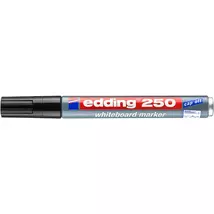 Tábla- és flipchart marker, 1-3 mm, kúpos, EDDING "250", fekete