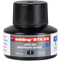 Utántöltő tábla- és flipchart markerhez, EDDING "BTK 25", fekete